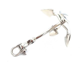 Kotwica Metalowa - Dekoracja marynistyczna - 20 cm - N-2988