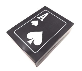 Talia kart w eleganckim pudełku z żywicy i MDF - G1228