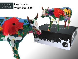 CowParade Wisconsin 2006, Georgia O'Kowffe, autor: Donna McKay.
