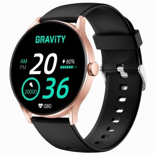 Smartwatch Gravity Czarno Różowy GT2-2 PRO