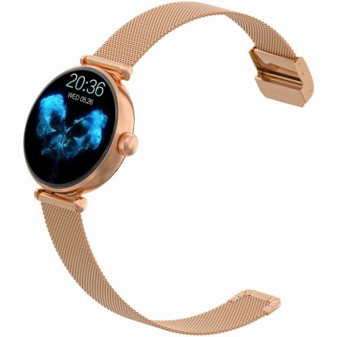 Smartwatch Gravity Różowe Złoto Różowy 2 Paski GT26-1