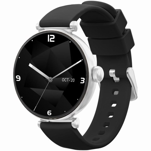 Smartwatch Gravity Srebrno Czarny 2 Paski GT26-9