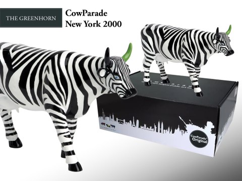 CowParade New York 2000, The Greenhorn, autor: Susan Roecker