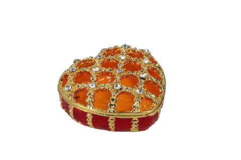 Kasetka metalowa, ażurowa - serce