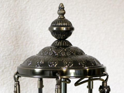 Lampa podłogowa - pięć kloszy, wielokolorowych