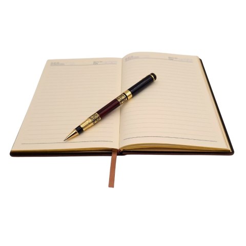 Ekskluzywny Zestaw Prezentowy Premium Notes Notatnik A5 Drewniany + Długopis - EE2
