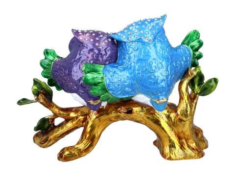 Kasetka metalowa - sowy