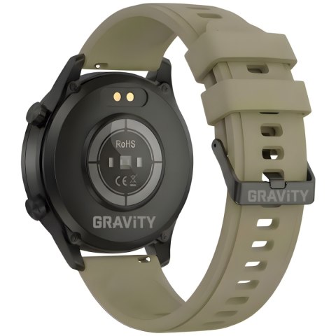 Smartwatch Gravity Czarny 2 Paski GT10-2
