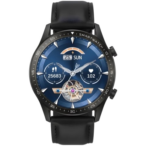 Smartwatch Gravity Czarny 2 Paski GT10-3