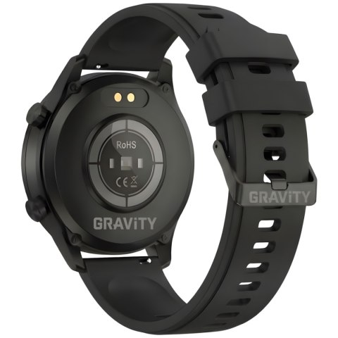 Smartwatch Gravity Czarny Bransoleta i Pasek GT10-1