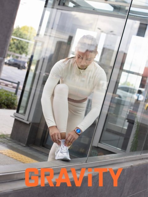 Smartwatch Gravity Różowe Złoto Pasek i Bransoleta GT5-7