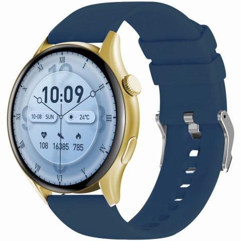 Smartwatch Gravity Złoty Pasek + Bransoleta GT11-4
