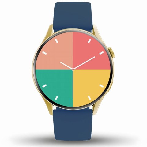 Smartwatch Gravity Złoty Pasek + Bransoleta GT11-4