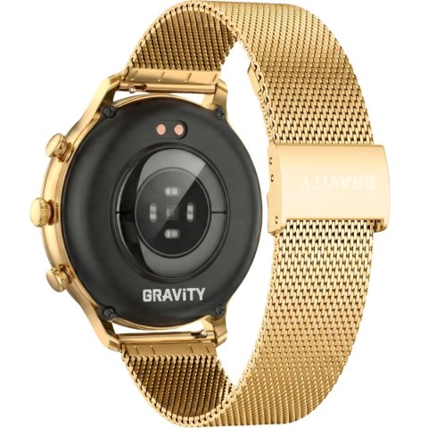 Smartwatch Gravity Złoty Pasek i Bransoleta GT5-3
