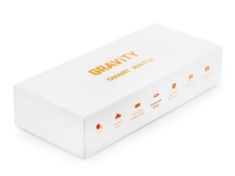 Smartwatch Gravity Złoty Pasek i Bransoleta GT5-3