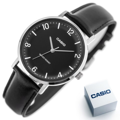 ZEGAREK MĘSKI CASIO MTP-VT03L-1B + BOX