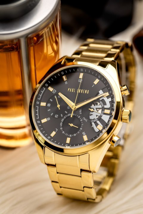 ZEGAREK MĘSKI PAUL LORENS - PL20003B-1D1 (zg387b) + BOX