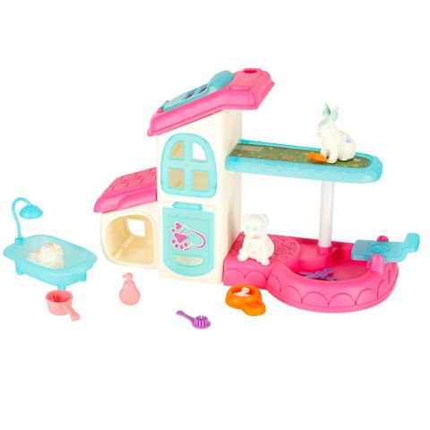 Hotel dla zwierząt domek spa dla psa kota zwierzątka akcesoria 26 elementów