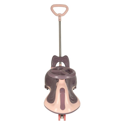 Jeździk grawitacyjny LED Swing FIX S2 skuter z rączką fioletowy max 100kg