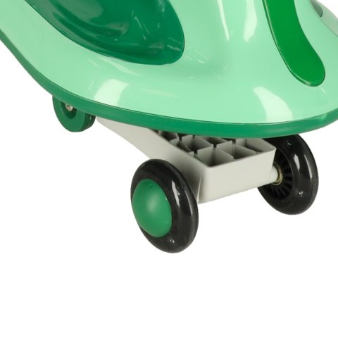 Jeździk grawitacyjny LED Swing FIX S2 skuter z rączką zielony max 100kg