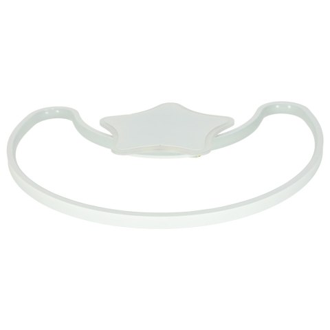 Lampa LED sufitowa plafon do pokoju dziecięcego ściemniana LUMELA + pilot księżyc biała