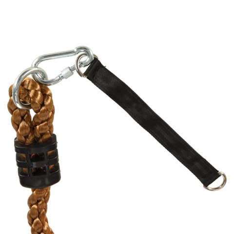 Lina do wspinaczki huśtawka sznur wspinaczkowy z węzłami platformami 200cm