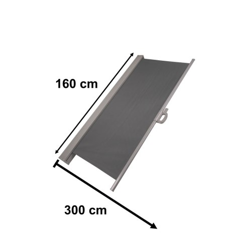 Markiza boczna tarasowa LUARO parawan zwijana 160 x 300 cm
