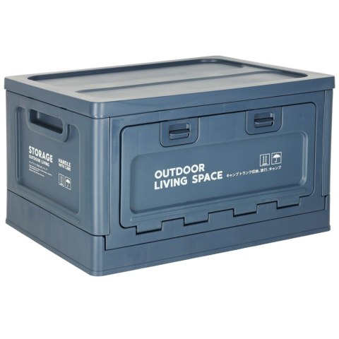 Organizer do bagażnika samochodowy pudełko skrzynka składana 25l granatowa