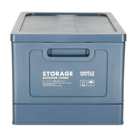 Organizer do bagażnika samochodowy pudełko skrzynka składana 25l granatowa