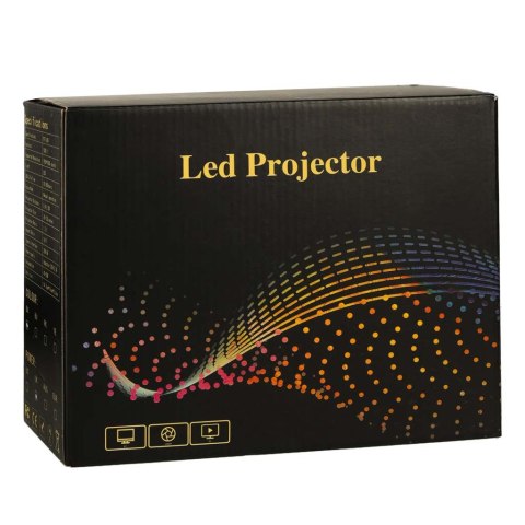 Projektor rzutnik przenośny LED TFT LCD 16:9 1920x1080 USB 20W biały